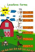 Lesoňova farma - sklo 60x90